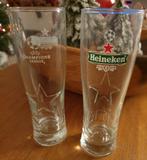 2x heinekenglas bier glas heineken UEFA champions league, Ophalen of Verzenden, Zo goed als nieuw