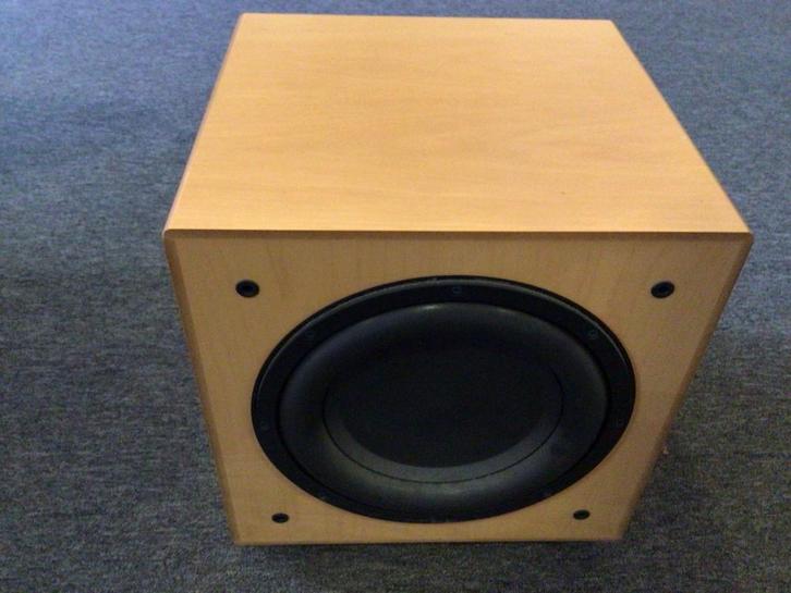 REL Q400E Subwoofer, Audio, Tv en Foto, Luidsprekers, Gebruikt, Subwoofer, 120 watt of meer, Overige merken, Ophalen