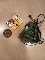Parkside Schuurmachine + Stanley Schuurpapier, Ophalen of Verzenden, Gebruikt, Minder dan 600 watt, Excentrische schuurmachine