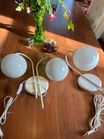 Vintage Steinhauer bollenlampen / wandlampen / bollamp, Ophalen of Verzenden