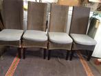 4 rieten stoelen, Ophalen of Verzenden, Gebruikt, Riet of Rotan, Vier