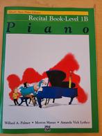 Alfred's basic piano Recital Book Level 1B, Ophalen, Nieuw, Zwart