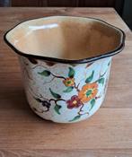 Vintage Keramiek uit Gouda, gemaakt rond 1928, gesigneerd, Rond, Ophalen of Verzenden, Zo goed als nieuw, Aardewerk