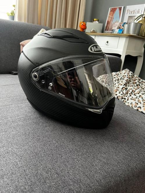 HJC F70 Carbon motorhelm, Motoren, Kleding | Motorhelmen, Integraalhelm, HJC, Tweedehands, Ophalen