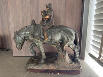 Beeld van R. Aureli jongens op paard beschikbaar voor biedingen
