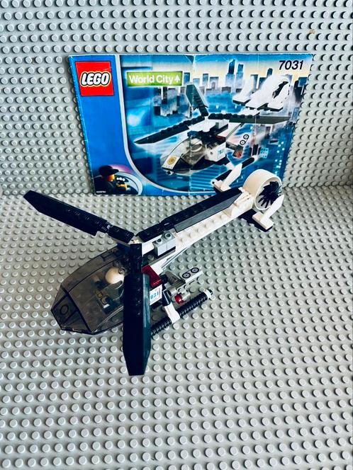 LEGO World City 7031 Helicopter, Kinderen en Baby's, Speelgoed | Duplo en Lego, Gebruikt, Lego, Complete set, Ophalen of Verzenden