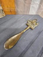 Brons/ koper schoenlepel met schip, Antiek en Kunst, Antiek | Koper en Brons, Ophalen of Verzenden, Brons