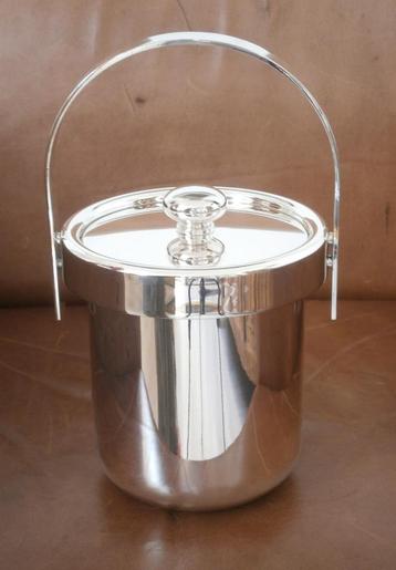  Design ijsemmer, Argente Italy, 1960s, verzilverd, gemerkt beschikbaar voor biedingen