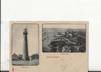 Scheveningen Tweeluik Panorama en Lichttoren Gluckstadt & M, Verzenden, Voor 1920, Ongelopen, Zuid-Holland