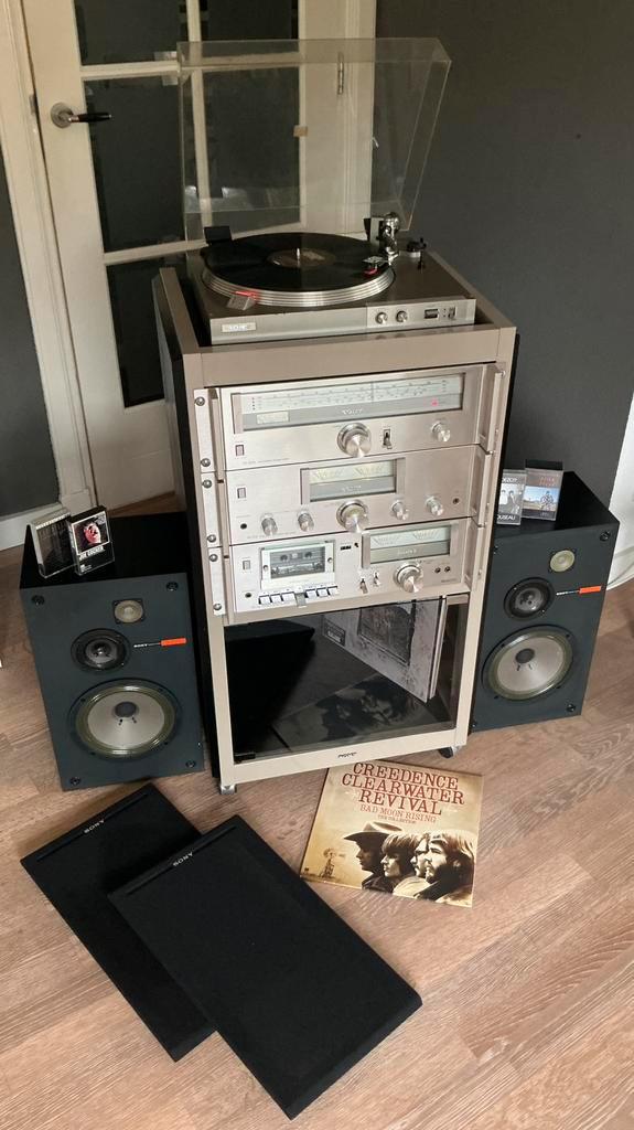 Sony stereotoren met versterker TA-212, Audio, Tv en Foto, Stereo-sets, Gebruikt, Tuner of Radio, Sony, Losse componenten, Ophalen