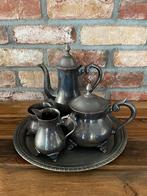 Antiek Thee- koffieservies EPNS A1, Antiek en Kunst, Antiek | Goud en Zilver, Ophalen of Verzenden, Zilver
