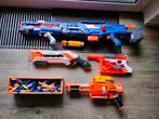 Nerfgeweren set 4 stuks, Ophalen of Verzenden, Gebruikt, Jongen of Meisje