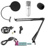 Studio Microfoon set, USB Microfoon, Tafelarm, Plopkap,Titan, Muziek en Instrumenten, Vonyx, Nieuw, Info@marbeco.nl, Studiomicrofoon