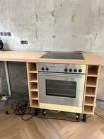 Constructa keramische kookplaat en elektrische oven, Witgoed en Apparatuur, Fornuizen, 4 kookzones, 85 tot 90 cm, Gebruikt, Inbouw