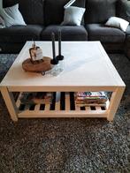 Salontafel wit, Huis en Inrichting, Tafels | Salontafels, Ophalen, Gebruikt, 100 tot 150 cm, Vierkant