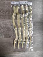 Clip-in extensions blond lang nieuw, Ophalen of Verzenden, Nieuw, Pruik of Haarverlenging