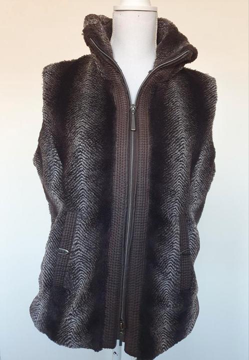 Gerry Weber bodywarmer bruin, beige maat 38., Kleding | Dames, Bodywarmers, Zo goed als nieuw, Maat 38/40 (M), Bruin, Ophalen of Verzenden