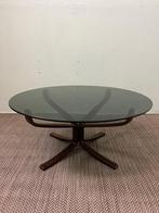 Design Salontafel van Vatne Mobler - 1970, Huis en Inrichting, Niet ingevuld, Gebruikt, 50 tot 100 cm, Glas