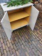 Kastje commode diep hout, 90 cm, Eenpersoons, Wit, Ophalen of Verzenden