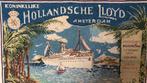 Reclame Koninklijke Hollandsche Lloyd, Antiek en Kunst, Antiek | Kleden en Textiel, Ophalen