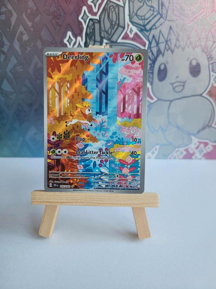 Deerling #165/162 Temporal Forces, Hobby en Vrije tijd, Verzamelkaartspellen | Pokémon, Nieuw, Losse kaart, Foil, Verzenden