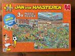 Puzzel Jan Van Haasteren 3 In 1 WK Voetbal +Spel.puzzel ZGAN, Ophalen of Verzenden, 500 t/m 1500 stukjes, Zo goed als nieuw