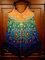 mooie jumpsuit prachtige kleuren One Size, Kleding | Dames, Grote Maten, Ophalen of Verzenden, Nieuw, Overige kleuren, Jurk