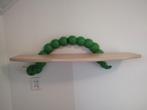 Wandplank Rups, Kinderen en Baby's, Speelgoed | Houten speelgoed, Ophalen, Zo goed als nieuw, Overige typen