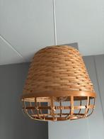 Mooie Hanglamp van gevlochten bamboe, Ophalen, Zo goed als nieuw, Hout, Minder dan 50 cm