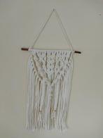 Macrame handgeknoopt wandkleed 60 x 37 cm Ecru, Ophalen of Verzenden, Nieuw