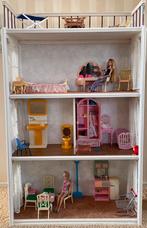 Handgemaakt houten barbiehuis met vintage Sindy meubeltjes, Kinderen en Baby's, Speelgoed | Poppenhuizen, Poppenhuis, Ophalen of Verzenden