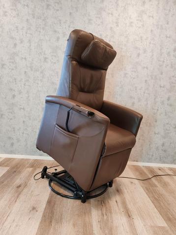 Easysit leren sta op stoel relax fauteuil draaiplateau  beschikbaar voor biedingen