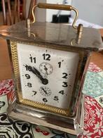 Antieke tafelklok met Muziek Wekker, Antiek en Kunst, Antiek | Klokken, Ophalen of Verzenden