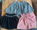 HEMA rokjes 3 stuks maat 134 / 140 draagmaat vanaf 128, Ophalen of Verzenden, Zo goed als nieuw, Meisje, Jurk of Rok