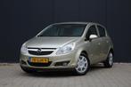 Opel Corsa 1.4-16V Enjoy | Vol automaat | Airco | Cruise con, Auto's, Gebruikt, Zwart, 4 cilinders, Beige