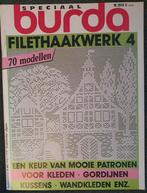 Burda Special FIlethaakwerk Nr.4 haakpatronen, Patroon of Boek, Ophalen of Verzenden, Zo goed als nieuw, Haken