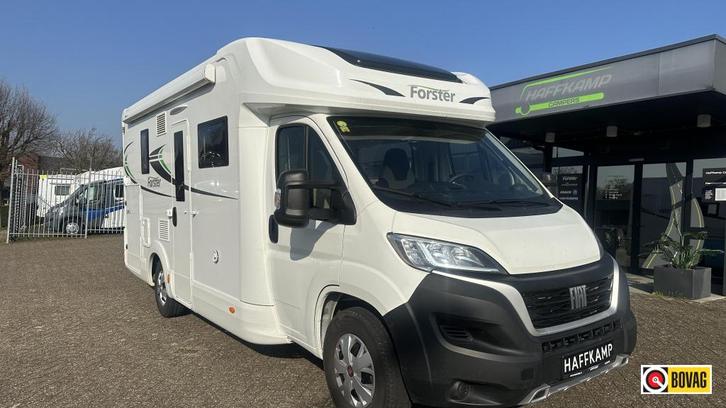 Forster T699LF Ruimtewonder 2x Airco 2x Zonnepaneel &amp, Caravans en Kamperen, Campers, Particulier, tot en met 4, Half-integraal