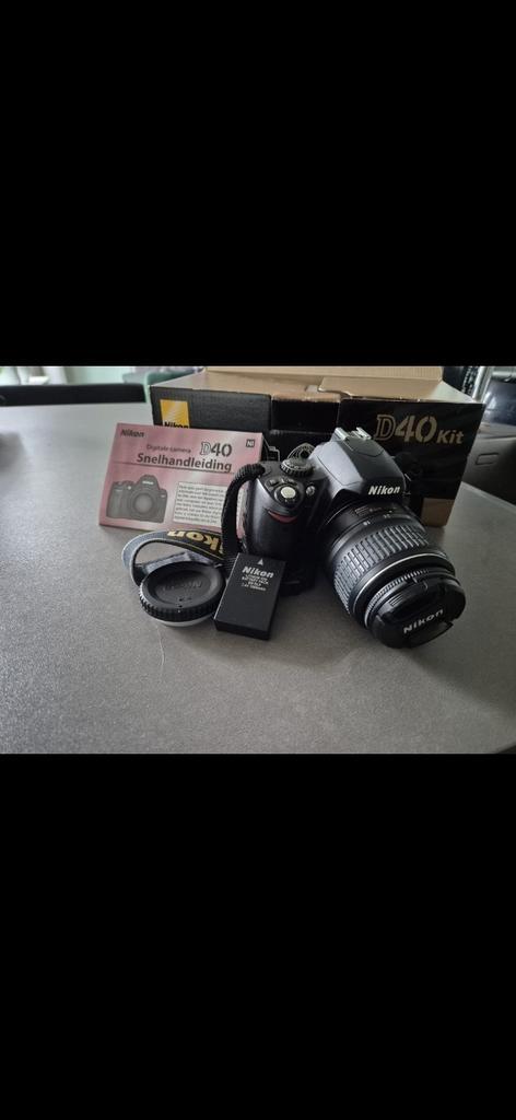 Mooie nikon d40 fotocamera, Audio, Tv en Foto, Fotocamera's Digitaal, Gebruikt, Nikon, Geen optische zoom, Ophalen of Verzenden
