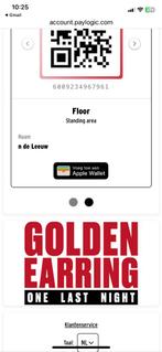 Te koop Golden Earring 27 januari, Tickets en Kaartjes, Overige Tickets en Kaartjes, Twee personen