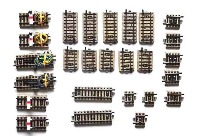 Diverse Marklin ontkoppelrails, stootblokken en passtukken, Hobby en Vrije tijd, Modeltreinen | H0, Zo goed als nieuw, Rails, Wisselstroom