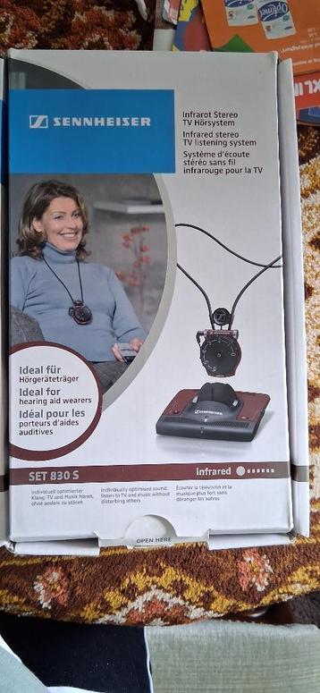 infrarood hoorsysteem  sensheiser met ring geleiding voor tv beschikbaar voor biedingen