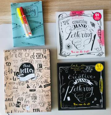 Hand Lettering Boeken Set - Nieuw! beschikbaar voor biedingen