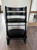 Stokke Tripp Tripp stoel zwart, Ophalen, Gebruikt, Meegroeistoel, Aanschuifbaar