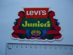 sticker Levi's Levis Juniors flowerpower retro jeans merk -, Merk, Verzenden