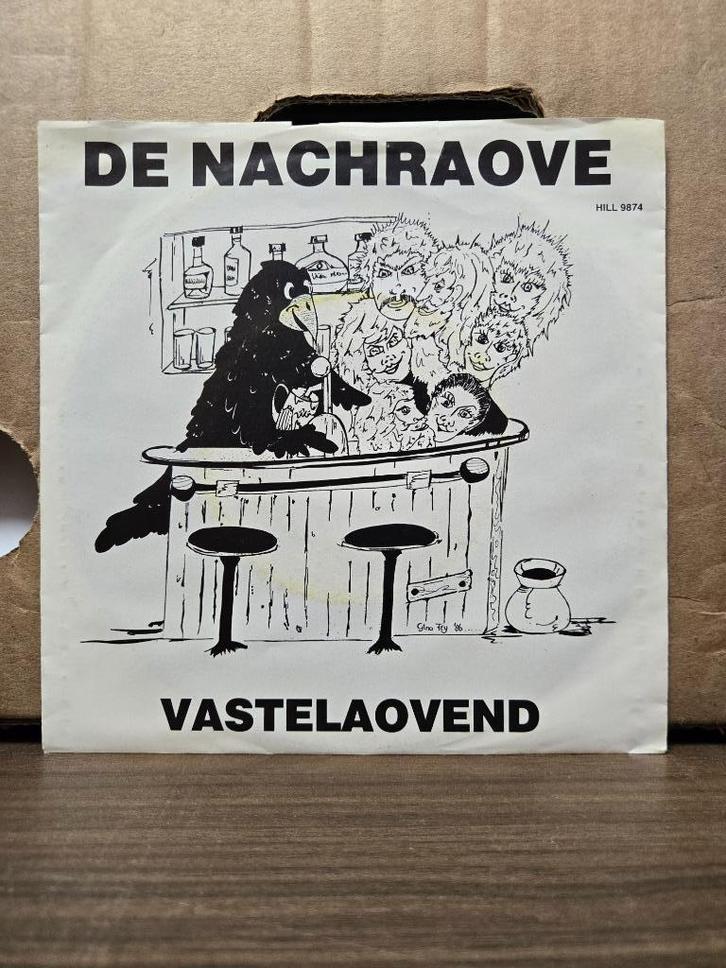 De Nachraove - Vastelaovend, Cd's en Dvd's, Vinyl Singles, Zo goed als nieuw, Single, Nederlandstalig, 7 inch, Ophalen of Verzenden