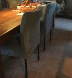 Corduroy eetkamerstoelen, Huis en Inrichting, Ophalen, Zo goed als nieuw