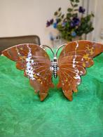 Agaat Vlinder - Handgemaakt Decoratie Object, Tuin en Terras, Ophalen of Verzenden, Nieuw, Steen, Dierenbeeld