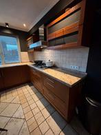 Complete keuken massief eiken kersenkleur, Huis en Inrichting, Keuken | Complete keukens, Ophalen, Gebruikt