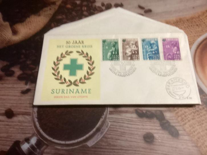 No4747 Suriname E35 anders Heb ook van Nederland jaargangen, Postzegels en Munten, Postzegels | Eerstedagenveloppen, Onbeschreven