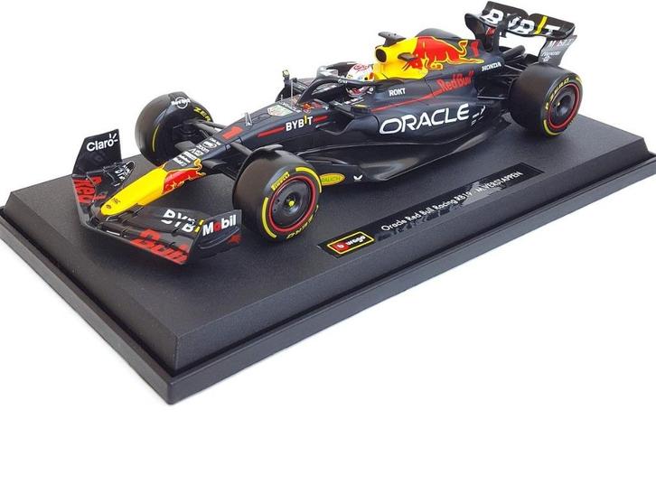 Red Bull Racing RB19 F1 2023 Max Verstappen 1:18 Bburago, Verzamelen, Automerken, Motoren en Formule 1, Zo goed als nieuw, Formule 1